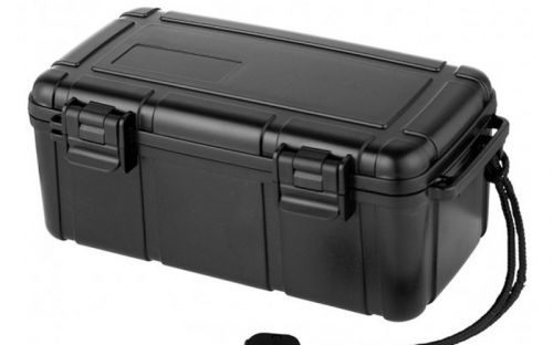 Utazó humidor -  20 szivarnak, párásítóval, fekete - Angelo