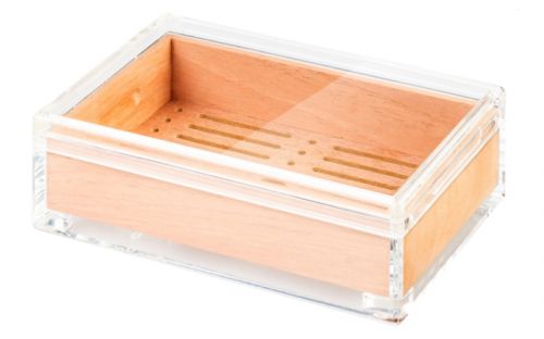 Humidor 50 szál szivar részére, akrill szivar tároló doboz - Angelo