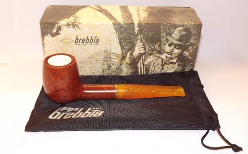 Brebbia pipa Sun 1001 Meershaum Billiard