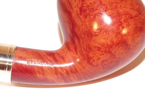 Brebbia pipa Sterling Ambra 834 Bent Apple