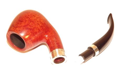 Brebbia pipa Sterling Ambra 835 Bent Brandy