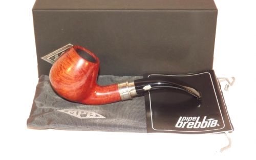 Brebbia pipa Sterling Ambra 835 Bent Brandy