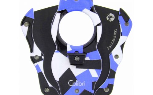 Colibri Camo C-Cut Szivarvágó - kék (22mm)