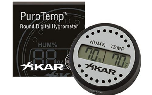 Digitális thermo-hygrométer - kerek, Xikar