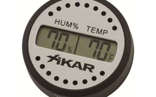 Digitális thermo-hygrométer - kerek, Xikar