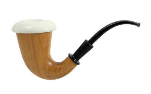 Tajtékpipa Calabash Mahagony Sherlock