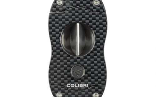 Colibri V-Cut Szivarvágó - carbon/fekete (23mm)