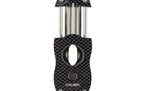 Colibri V-Cut Szivarvágó - carbon/fekete (23mm)