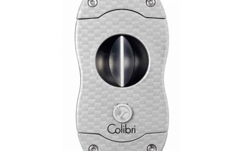 Colibri V-Cut Szivarvágó - carbon/ezüst (23mm)