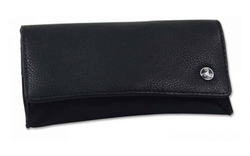 Pipadohány tartó - Rattray's fekete, gumi béléssel (15x7cm)