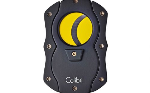 Colibri C-Cut Szivarvágó - sárga/fekete (22mm)