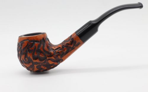 Lorenzo BRIAR pipa Garden 135 Rustic Bent Apple