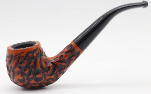 Lorenzo BRIAR pipa Garden 130 Rustic Bent Apple