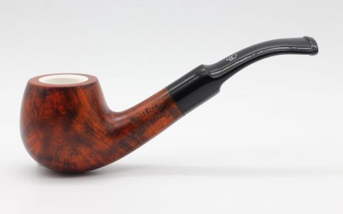 Lorenzo pipa Spitfire Meershaum 312 Brown Matt Bent Apple