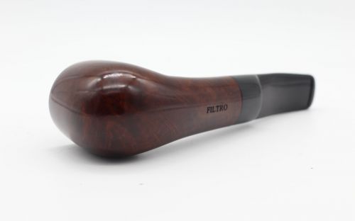 Lorenzo pipa Filtro 155 Walnut Polish bent