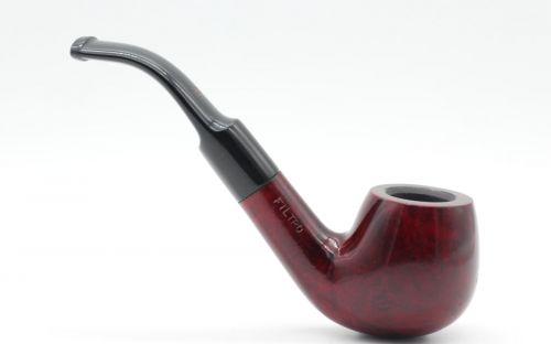 Lorenzo pipa Filtro 170 Red Polish Bent Apple