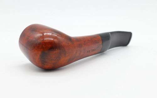 Lorenzo pipa Filtro 155 Brown Polish Bent