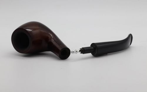 Lorenzo pipa Sport 130 Walnut Polish Bent Apple