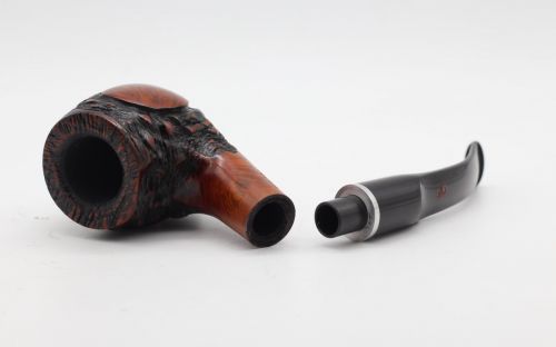 Lorenzo pipa Filtro 311R Rustic Bent Egg