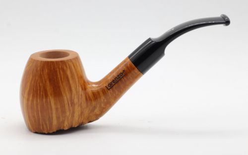 Lorenzo pipa Hand Cut 956 Natural Bent Volcano