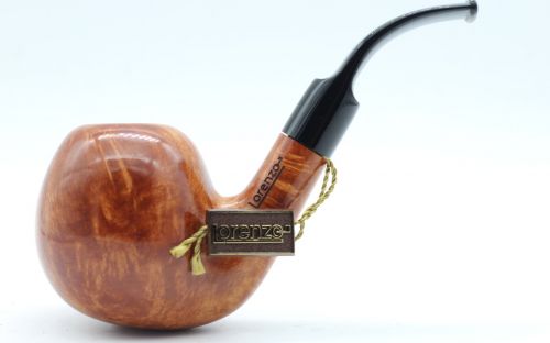 Lorenzo pipa Hand Cut 834 Natural Bent Apple