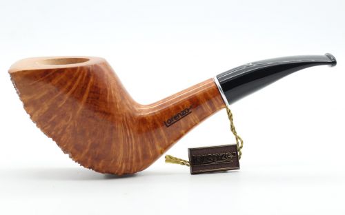 Lorenzo pipa Hand Cut 759 Natural Bent Woodstock