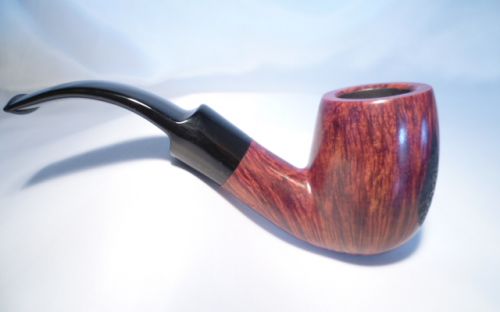 Bjarne pipa Red Black Rustic Bent