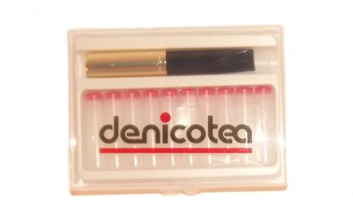 Denicotea Elegant arany cigaretta szipka 78mm  +10 db szűrő