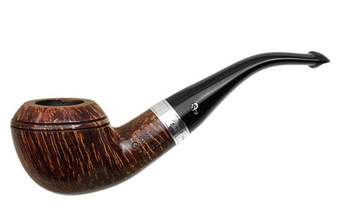 Peterson pipa Flame Grain 999 P-lip Bent Rhodesian