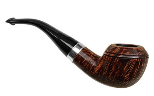 Peterson pipa Flame Grain 999 P-lip Bent Rhodesian