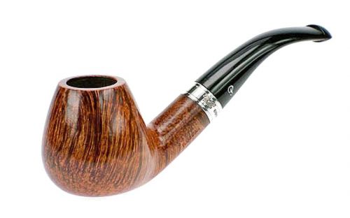 Peterson pipa Flame Grain B11 P-lip Bent Brandy