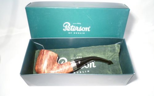 Peterson pipa Flame Grain 01 P-lip Bent