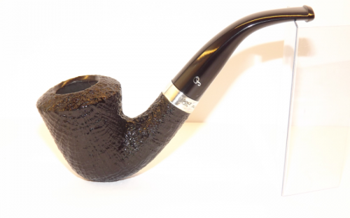 Peterson pipa Cara B10 Sandblast F-lip Bent Dublin