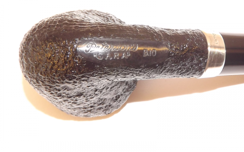 Peterson pipa Cara B10 Sandblast F-lip Bent Dublin