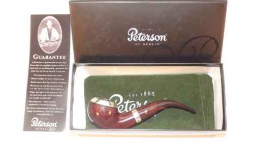 Peterson pipa Silver Cap 999 Dark F-lip