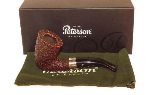 Peterson pipa Shaw Rustic F-lip Bent Dublin