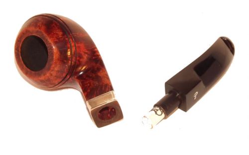 Peterson pipa Flame Grain 80s P-lip Bent Bulldog