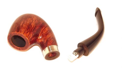 Peterson pipa Flame Grain 221 P-lip Bent