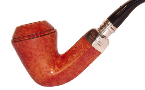 Peterson pipa Spigot Silver XL26 Natural Bent Bulldog