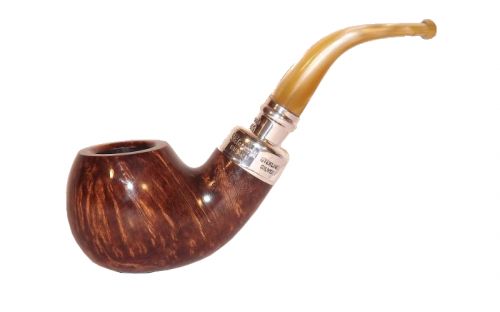 Peterson pipa Spigot Silver XL02 Flame Grain F-lip