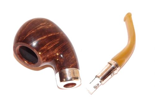 Peterson pipa Spigot Silver XL02 Flame Grain F-lip