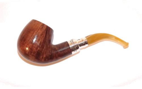 Peterson pipa Spigot Silver 68 Flame Grain F-lip