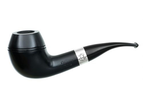 Peterson pipa Sherlock Holmes Deerstalker Ebony F-lip