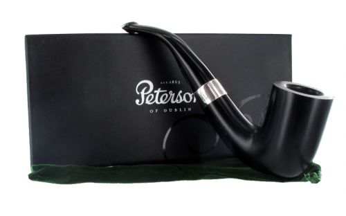 Peterson pipa Sherlock Holmes Rathbone Ebony P-lip