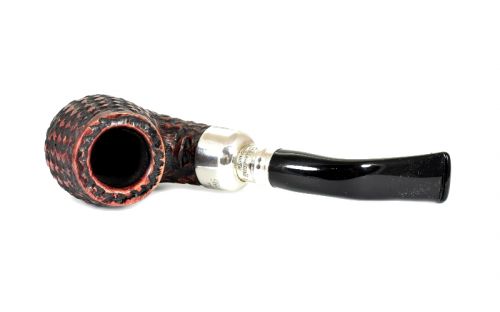 Peterson pipa Spigot Silver X220 Rustic F-lip
