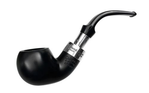 Peterson pipa Spigot Silver 03 Ebony F-lip