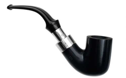 Peterson pipa Spigot Silver 338 Ebony F-lip