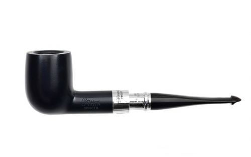 Peterson pipa Spigot Silver X105 Ebony P-lip