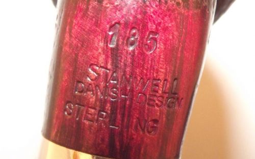 Stanwell pipa Sterling 185 Black Sand