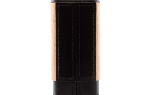 Szivartok 3 szivar részére - fekete/cédrus, Robusto (15x10x3cm)